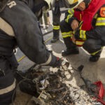 Heizraum eines Mehrparteienwohnhaus in Brand geraten